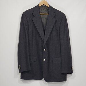 DAKS  Charcoal Grey Wool Suit Jacket Sportcoat Good pre-owned condition